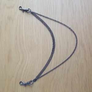 Dark Silver Pants Wallet Clip On Chain